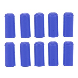 10PCS Intake Vacuum Hose End Universal 4mm Heat Resistant Silicone Blanking Cap for BOV Pipe Line Blue
