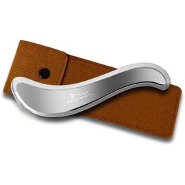 BYYDDIY Stainless Steel Gua Sha Muscle Scraper Tool,Scar Tissue Tool for Physical Therapy,Guasha Massage Scraper,Skin Scraping Tool for Soft Tissue (CA-S.S)