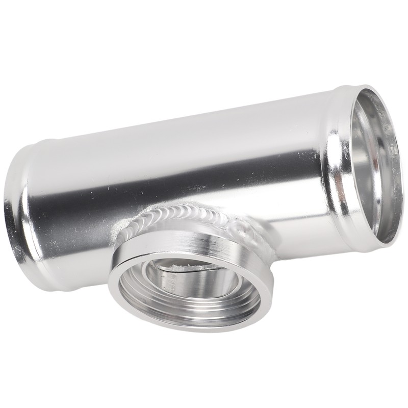 2.5in Blow Off Valve Flange Aluminum Alloy Silver Rustproof Universal