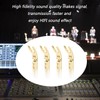 KUYIOHIFI HiFi 4 pcs Gold Plated Pure Copper Speaker Spade