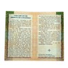 William J. Hirten Deluxe Catholic Holy Card with Traditional Prayers