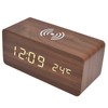 Digital Alarm Clock Wireless Charging Automatic Temperature Detection Safe Stable