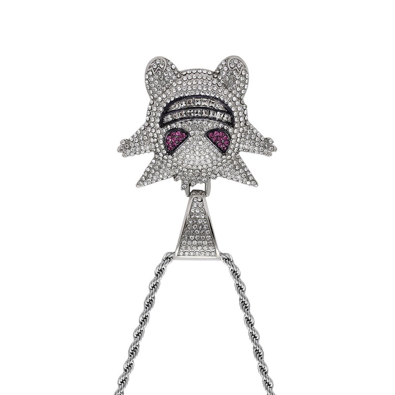 Pendant Necklace Alloy Funny Devil 60cm Stainless Steel Chain Exquisite