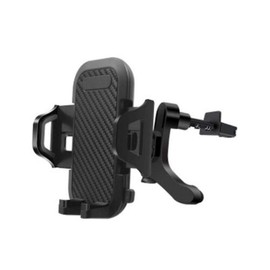 AIMALL Universal 360° Windshield Mount Car Phone Holder Cradle with Long Neck - Durable ABS & Carbon Fiber for 4-6.5 Inch Smartphones and GPS Devices, Charging Port Included