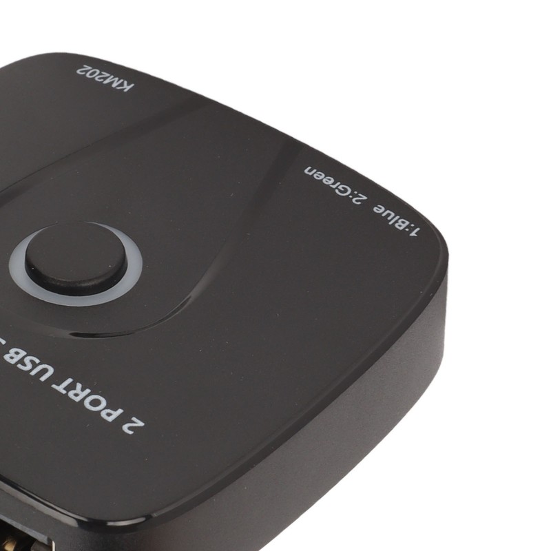 2 in 1 USB Switch Selector Multifunctional Stable Transmission KM