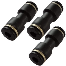 Aerzetix: 3 x Connector Quick Coupling Right Liquid Diameter 5 mm Compressed Air Compressor Compressed Air Connect C17165