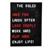 Fizz Creations A5 Fridge Magnet Peg Board, Black