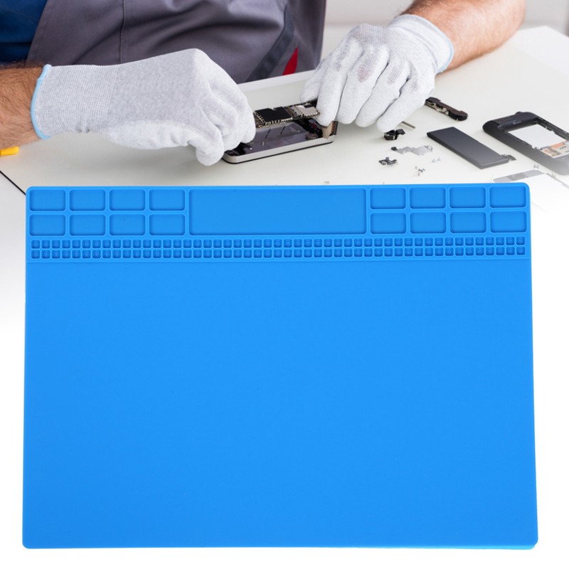 Repair Mat Heat Resistant Magnetic Silicone Computer Phone Solder Station
