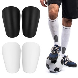 Leikedun 2 Pair Mini Pro Football Shin Pads, Professional Non-Slip Shin Pads Boys Football Shin Guards Football Training Protector Low Leg Pads Soccer Leggings Plate Shin Guards