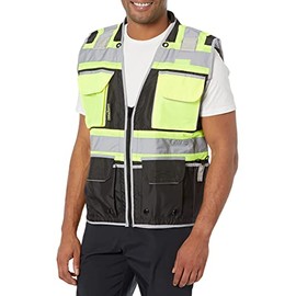 Type O Class 1 Heavy Duty Woven Two Tone Engineer Vest