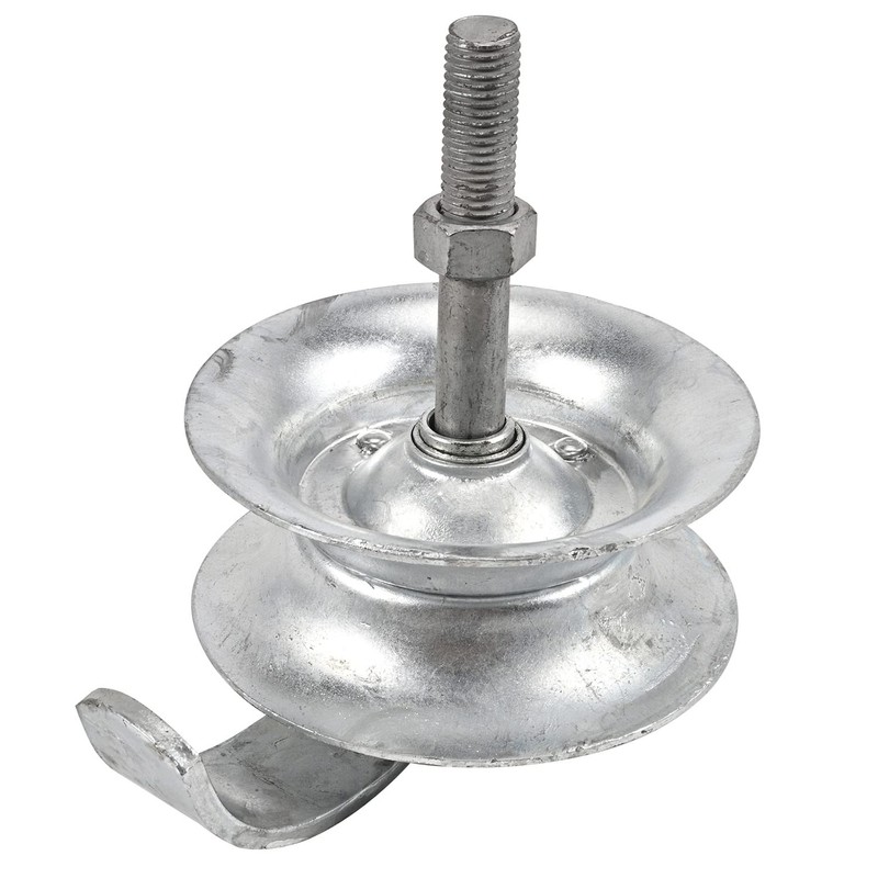 5" Steel Pipe Track Roller Galvanized for 1 5/8" Pipe