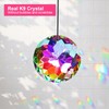 Crystal Prism Ball Rainbow Suncatcher, AB Coloured Glass Hanging Ornaments,