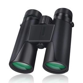 10 x 42 Binoculars for Adults & Bird Watching Binoculars, BAK4 Prism, FMC Lens, 1.10lb Light Binoculars, with a Smartphone Adapter, for Bird Watching, Hunting, Travel, Sports Events