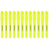 PATIKIL 12 Pack Yellow Highlighter Pen Neon Clear View Bright
