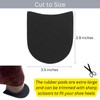 Shoe Heel Repair Rubber Pads Extra Large, 4mm (5/32 Inch)