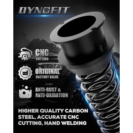 Dynofit 3" Front Leveling Lift Kit for 2014-2025 Ram 2500 4WD, 2013-2025 Ram 3500 (4x4) Pick Up, Heavy Duty Steel Strut Spacers with Shock Extension Brackets