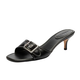Coach Women's Margot Sandal Platform, Black, 6