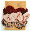 Scünci Scunci Scrunchie - Neutral Leopard print Solid Wine Solid