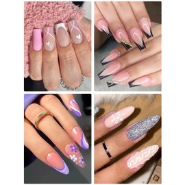 16 Sheets Airbrush Stencils Nail Stickers French Star Butterfly Stickers for Nail Art 3D Self Adhesives Heart Flower Nail Supplies Hollow Pumpkin Bat Design Nail Guide for Manicure Nail Decoration