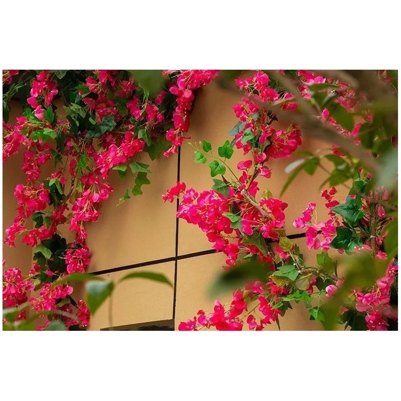 Liven Home & Decor Bugambilia Artificial Flor Rama Decoración Vara