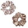 Triko 12 Coleteros de Seda Satinada de 4.5 Pulgadas, Scrunchies