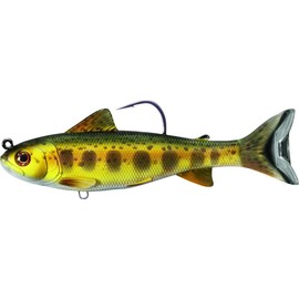 LIVE TARGET TRS131MS713 Trout (Parr), Freshwater, 5", 8/0 Hook, Medium/Slow Sinking, Gold/Olive, Multi, One Size