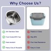Stainless Steel Salad Bowls to go for Lunch Container Kit