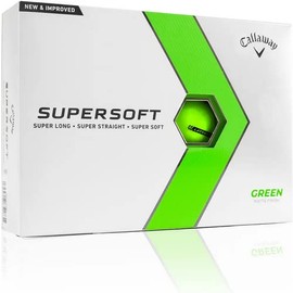 Callaway Golf 2023 Supersoft Matte Green AlignXL Golf Balls
