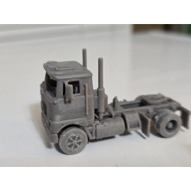 Tennessee pass models Ho Scale Mack F700 Cabover Daycab Single Undecorated Kit 3d Printed