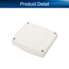 Heyiarbeit 1Pcs 3.54"x2.76"x0.98" ABS White Dustproof Electronic Junction Box Enclosure