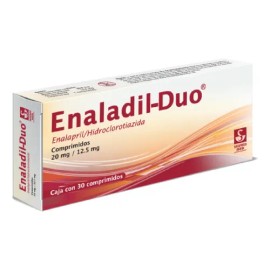 Enaladil-duo Comprimidos 20 Mg/12,5 Mg, 30 Comprimidos