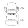 noadre Heavy Duty Tractor Seat Cover Durable Impertex Quilting for