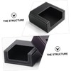 COLLBATH 2pcs Tissue Box Holder Stylish Pu Leather Napkin Storage