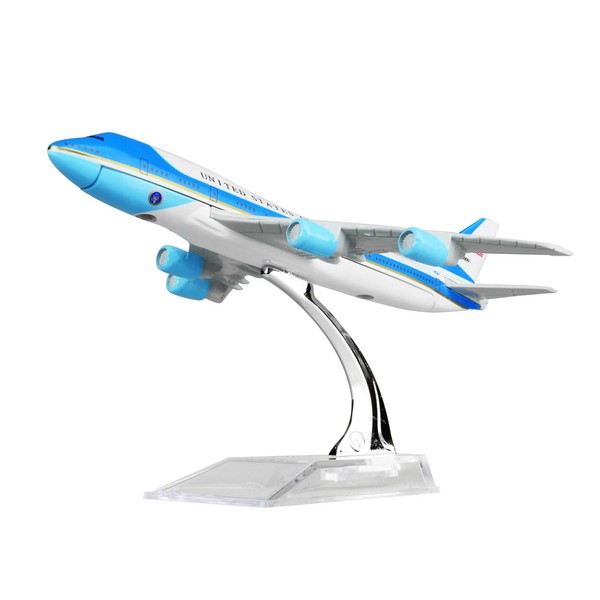 LESES Diecast Plane Model 1:400 scale Airforce One 747 Airplane