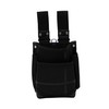 KH Busson Soul Two-tier Waist Bag, Adjustable Belt Loop, Black/Black