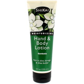 ShiKai - Gardenia Hand & Body Lotion, Plant-Based, Perfect for Daily Use, Rich in Botanical Extracts, Makes Skin Softer & More Hydrated, Mildly Formulated for Dry, Sensitive Skin, Thick Texture (8 oz)