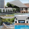 ECOOPTS 8'x8' HDPE Sun Shade Sail Rectangle Canopy Shades for
