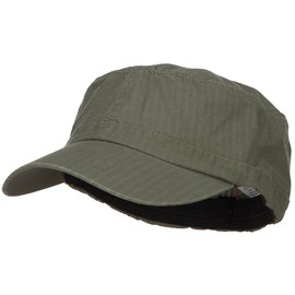 e4Hats.com Big Size Fitted Ripstop Cotton Military Army Cap - Olive 2XL-3XL