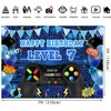 LTDKAEN Game Theme Level 7 Birthday Backdrop Video Game Happy