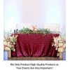ShinyBeauty Beautiful Table Cloth Burgundy 60x102-Inch Rectangle Sequin Tablecloth Wine