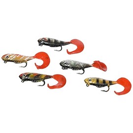 Cormoran Bait Minijig Sets Hunky/TT 30099 Contains 5 Pieces, Red/Green/Brown/Silver/White 50