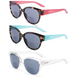 Yogo Vision Bifocal Sunglasses for Women Reader Sunglasses Classic Retro Style Sun Protection Outdoors Eyewear -+1.5
