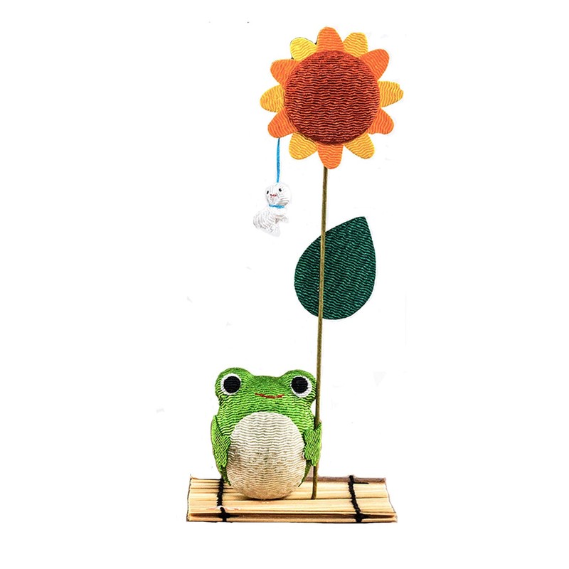 Teru Frog Summer Tradition Handmade Crepe Nagomi Japanese Goods (Owl)