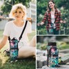 icolor Water Bottle Carrier Bag Holder 25/32/40/64oz,Adjustable Padded Shoulder &