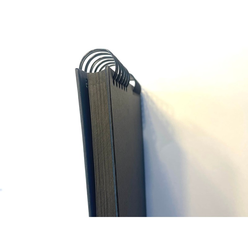 Gray Lane Scrapbook, 80 Black Page Photo Album, 12" x