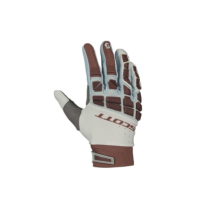 Scott X-Plore Pro Enduro Motorcycle Gloves Grey/Brown 2023: Size: XL