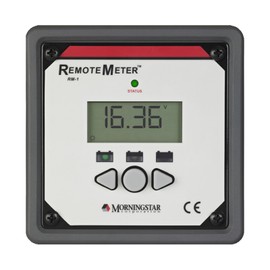 Morningstar remote LCD meter for SunSaver Duo controller, SunSaver MPPT controller and SureSine inverters RM-1