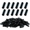 Pack of 100 Rubber End Caps Vinyl Round Tube Bolt