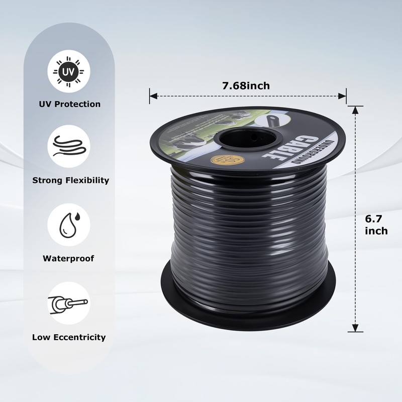 BEIYI 12 ½ Gauge Eeletric Fence Double Insulated Underground Wire,