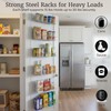 Over the Door Organizer - 6-Tier Adjustable Pantry Shelves and